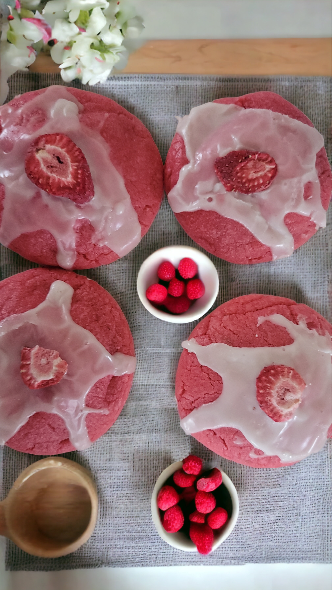 Strawberry sugar Cookies